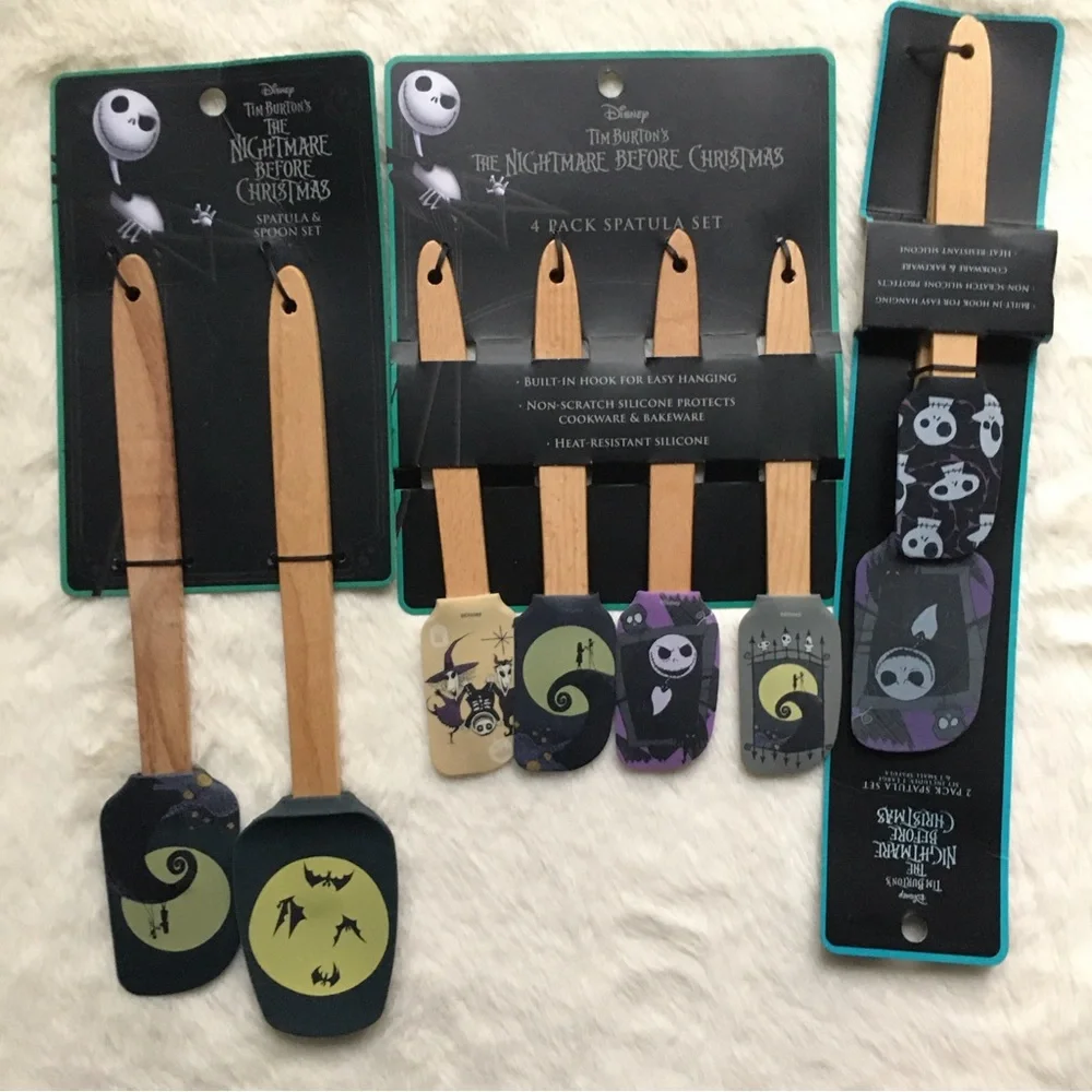 NWT Disney The Nightmare Bef Christmas Spatula bundle set